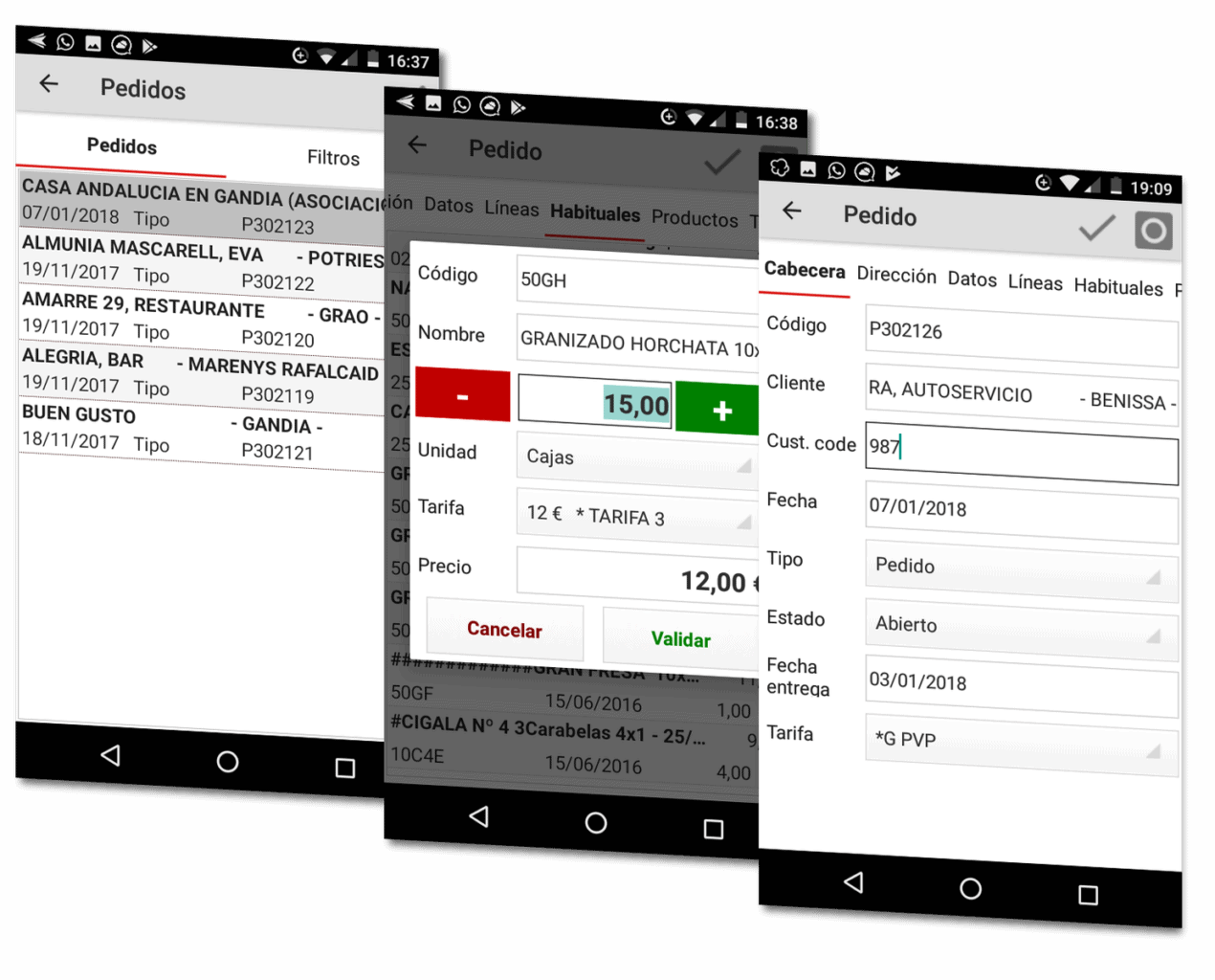 SalesMobile SmartPhone - software para fuerza de ventas