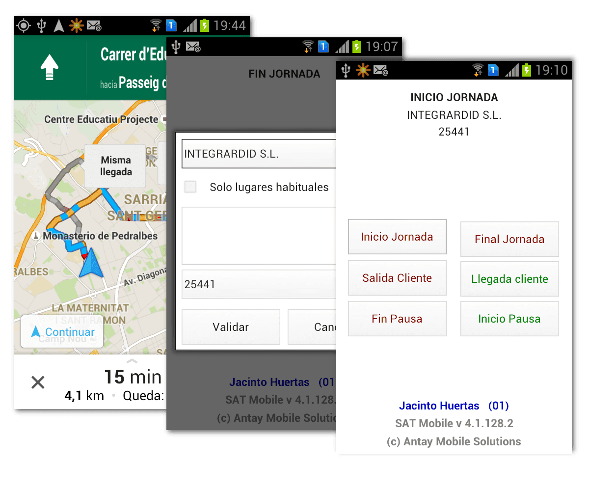 SatMobile - Software para servicio técnico